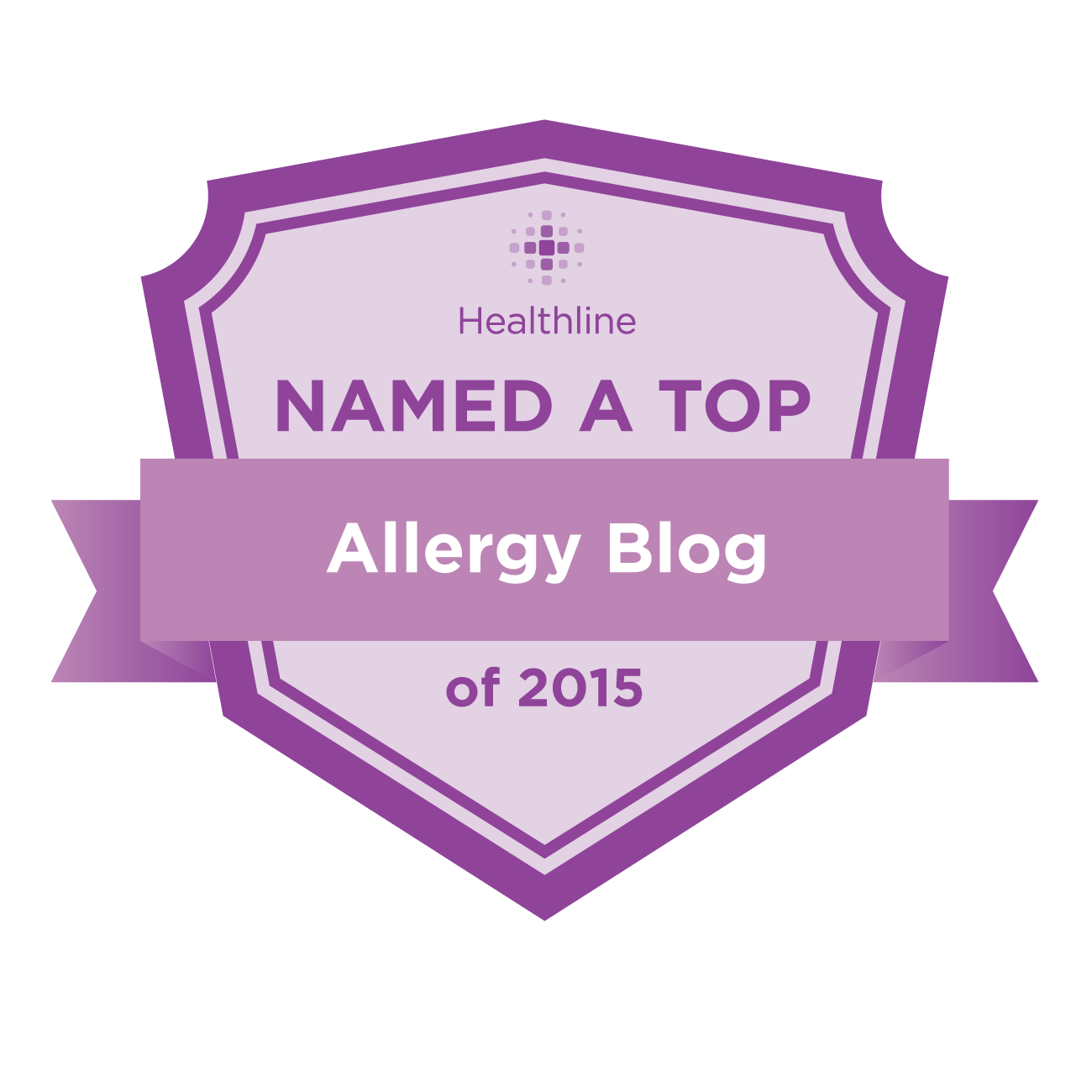 allergy best blogs badge