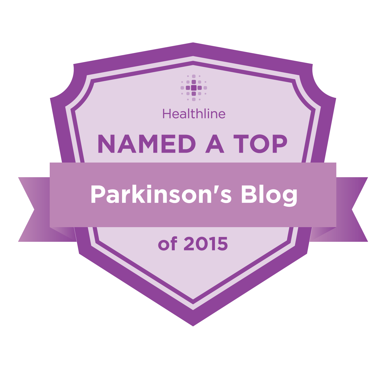 parkinsons best blogs badge