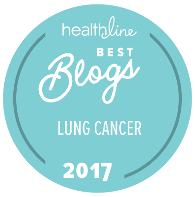 lung cancer best blogs badge