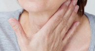 What is an infected parotid gland?