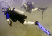 Charles James Shaffer (U.S. Navy) learning to SCUBA | Charles James Shaffer (U.S. Navy) learning to SCUBA
