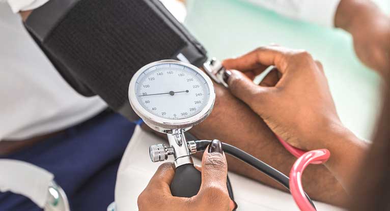 What is normal blood pressure for a 46-year-old?