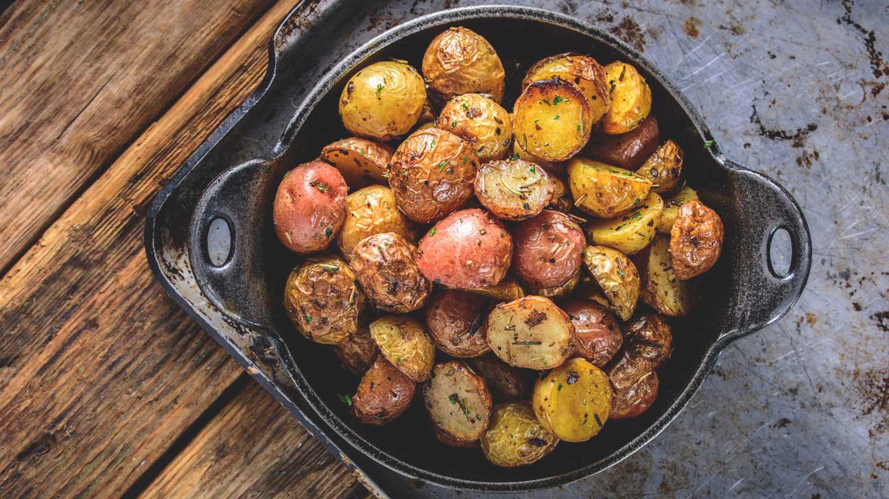 Roasted Potatoes in Oven Dish