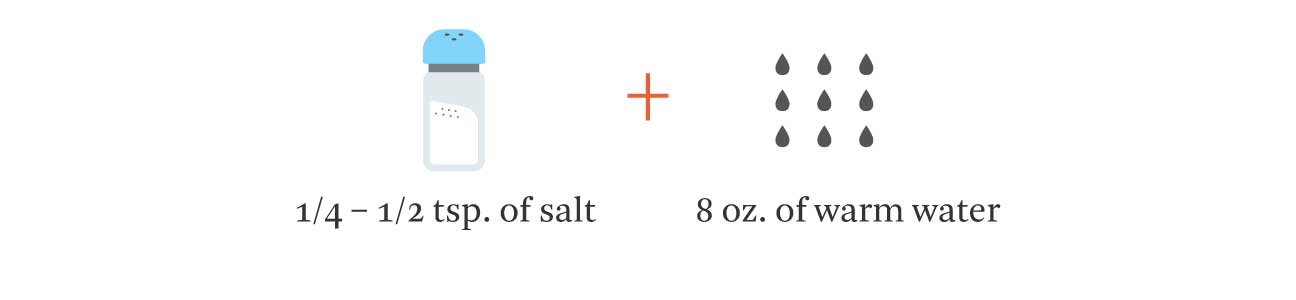 salt and water